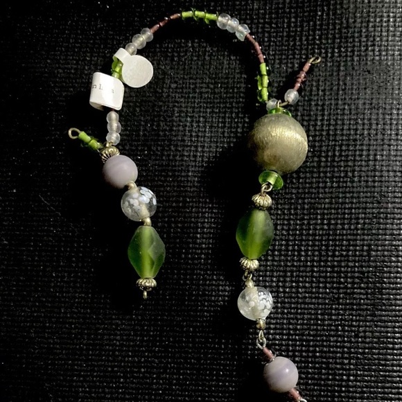 Katherine's Collection Glass Beaded Tassel Christmas Ornament Decorations x8 - Picture 5 of 10